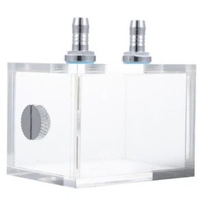 Réservoir de refroidissement liquide pour ordinateur réservoir de refroidissement par eau ventilateur de refroidissement par eau refroidisseur - Photo 1/12