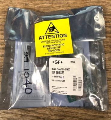 GF Signet 159 000 879 +GF+ 3-8900.402-2 Module Power 12-24 VDC - New - Image 1 of 3