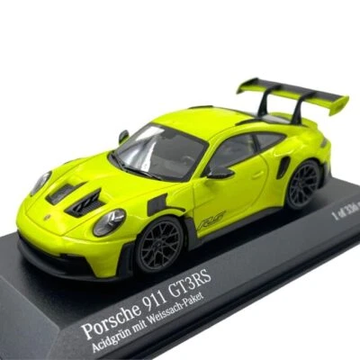 Modellino Auto Minichamps 1/43 Porsche 911 GT3 RS 2023 Green W/Weissach Package - Immagine 1 di 4