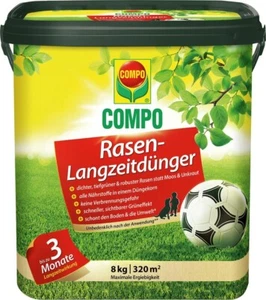 Compo Rasen-langzeitdünger 8KG Eimer Fertilizante Gartendünger Flores - Imagen 1 de 1