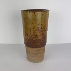 Vtg Studio Pottery Vase Ceramic Arts Calgary Canada Mid Century 10in - Picture 1 of 18