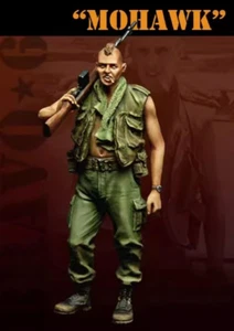 Kit Modelo Soldados Peinados Punk Mohawk Antiguo Ejército de EE. UU. Resina 1/35 Sin Pintar - Imagen 1 de 2