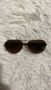 Oakley Feedback  Rose Gold/Tortoise Aviator Sunglasses Brown Lens OO4079 14