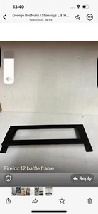 Firefox 12 Stove Throat baffle Plate Frame, Genuine spare part - Picture 1 of 1