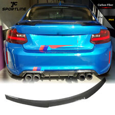For BMW 2 Series F22 F87 M2 Coupe 14UP Real Carbon Fiber Rear Trunk Spoiler Wing