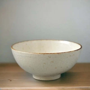COTON Kapok White Ceramic Bowl Rice Soup Cereal Salad Porcelain Made in Japan - Picture 1 of 10