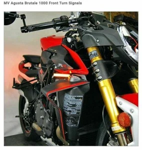 MV Agusta Brutale 1000 Front Turn Signals NRC NEW RAGE CYCLES - Picture 1 of 6