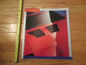 Chevrolet Camaro 1987 Chevy car Auto Dealer showroom Sales Brochure - Picture 1 of 11