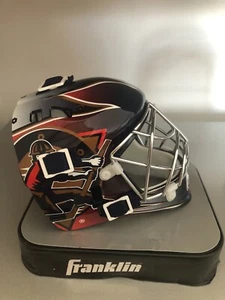 Edmonton Oilers Franklin Official NHL Hockey Mini Goalie Mask Brand New! - Picture 1 of 2