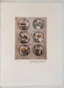 Graciela Rodo-Boulanger /handsigniert/Serie Le Musiciens/ römisch XX Ex./ 9 - Picture 1 of 1