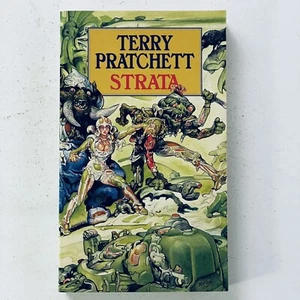 Fantasy Strata Terry Pratchett Corgi 1988 Paperback Book - Picture 1 of 12