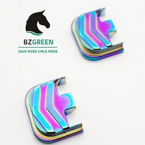 2 Pack 3D Cover Slide Plate for Glock Gen1-5 17 20 21 23 24 25 26 Aluminum Rainb - Picture 1 of 6