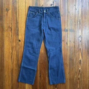 Vintage early 1970s Sears Put-On Shop for the teen male blue jeans 31x30 29x29 - Picture 1 of 7