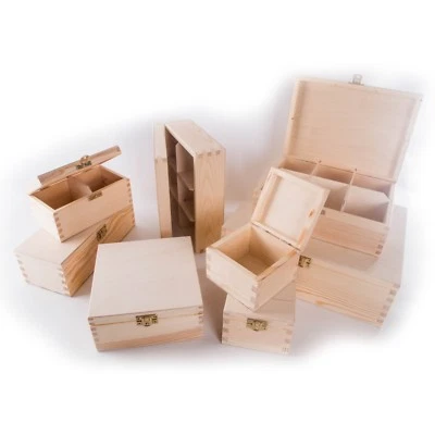 Small Wooden Boxes/SELECTION of 100 /Memory Jewellery Keepsake Chest Storage Box - Image 1 of 3