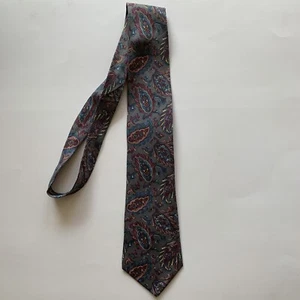 London Fog - Vintage Tie - 100% Italian Silk - Made in Canada - Water-Repellent - Picture 1 of 5