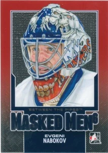 13/14 BETWEEN THE PIPES MASKED MEN 6 MASK #MM-11 EVGENI NABOKOV ISLANDERS *49762 - Picture 1 of 1