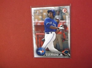 2016 1st Bowman VLADIMIR GUERRERO JR. Rookie Card BP55 Blue Jays - Picture 1 of 3