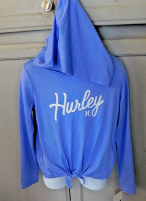 Hurley Pullover Púrpura Sudadera con Capucha con Nudo Cintura Niña Talla 6 Nuevo Con Etiquetas Foto 1 de 3