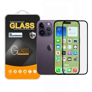 Pour Apple IPHONE 16 Pro Max Verre Trempé Couverture Complète Écran Protecteur - Picture 1 of 24