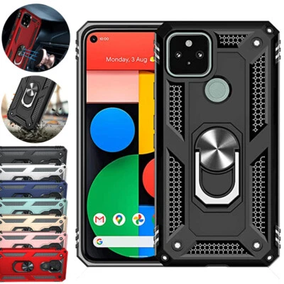 Shockproof Magnetic Armor Hard Back Phone Cover Case for Google Pixel 8 7 4A XL - Image 1 of 4