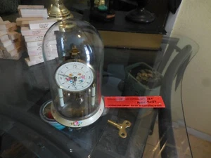 Vintage Kern Midget Model 57 Anniversary 400 Day Clock 6" Tall with Hand Painted - Picture 1 of 12