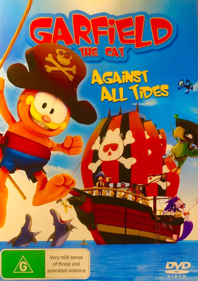 398a Garfield The Cat Against All Tides DVD Region 4