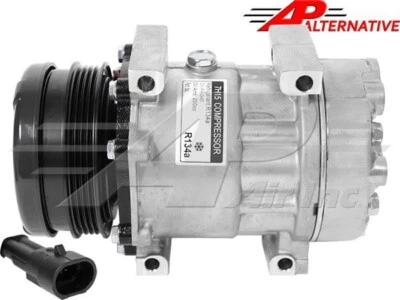 47808999 New A/C Compressor Fits Case New Holland Tractors - 1 Year Warranty - Image 1 of 2
