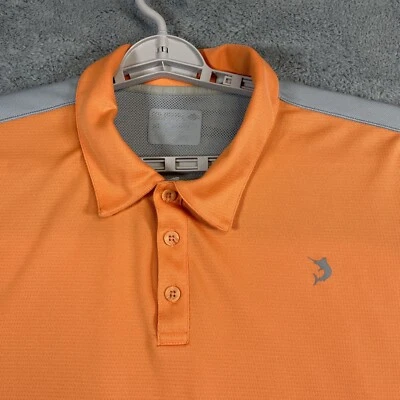 Camisa Reel Legends Freeline Hombre XL Naranja Gris Pesca Ventilada Marlin Performance Foto 1 de 4