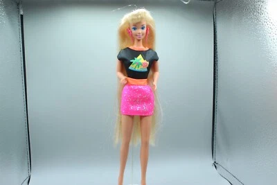 Boneca Barbie cabelo glitter rara cabelo longo 1993 Mattel Vintage #1 (B21) - Imagem 1 de 4
