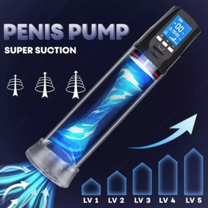 Vacuum Penis Pump for Male ED Enhancement Erectile Enlargement Penis Enlarger BG - Picture 1 of 16