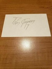 TIBOR GEMERI - SOCCER  -AUTHENTIC AUTOGRAPH SIGNED INDEX CARD - A6502