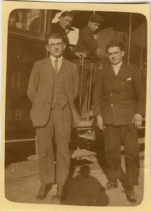 PHOTO ANCIENNE - VINTAGE SNAPSHOT - TRAIN WAGON QUAI GARE DÉPART OMBRE - SHADOW - Picture 1 of 1