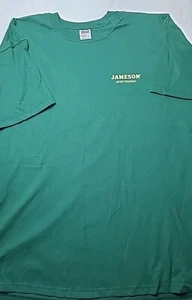 New Vintage 1990’s Jameson Irish Whiskey szXL~ T Shirt. Dark Green ~ NOS - Picture 1 of 5