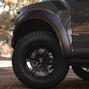 20" Rohana RFV1 Black 20x9.5 Forged Wheels Rims Fits 2010-2022 Ford Raptor - Picture 1 of 12