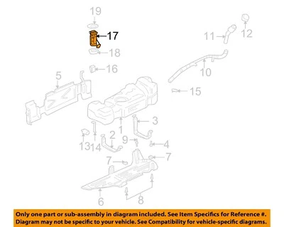 Used Fuel Pump fits: 2004 Gmc Envoy Pump Assembly Grade A - Image 1 of 3