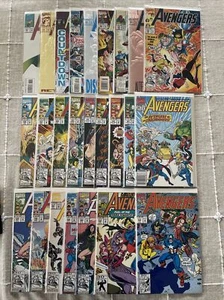 Avengers 343-367 Complete From 1991, Marvel Epting, Harras, Galactic Storm - Picture 1 of 10