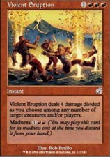 1x Violent Eruption MTG Torment NM Magic Regular