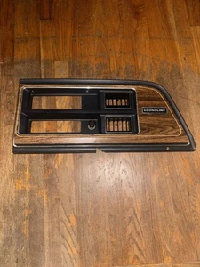 1980-1991 Ford Econoline Van Dash Ac Heater Center Bezel Woodgrain Vents OEM - Picture 1 of 5