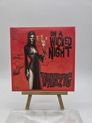 Danzig "On A Wicked Night" / The Revengeful" Single "7 Vinyl (2010) Evilive - Image 1 of 4