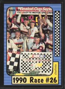 1991 Maxx #196 1990 Race #26-Charlotte Robert Yates Racing - Picture 1 of 2