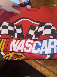 Vintage 90s NASCAR Racing Single Sided Big Graphic Print T-Shirt Men's Sz Medium - Bild 1 von 3