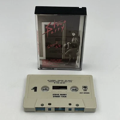 Steve Perry Street Talk Cassette Tape 1984 CBS Records Tested - Image 1 of 3