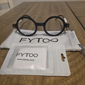 Marcus Runde Brille Schwarz Premium Resin ** NUR GESTELL - Bild 1 von 5