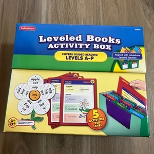 Lakeshore leveled books activity box levels A-P (read description) Homeschool 5+ - Picture 1 of 4