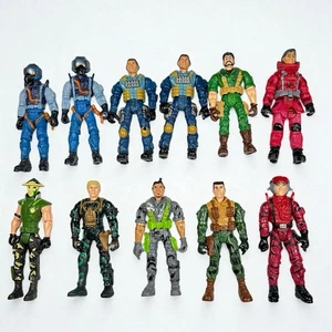 Lot Of 11 Lanard The Corps Elite Triple Threat VS Military 3.75” Action Figures - Picture 1 of 10