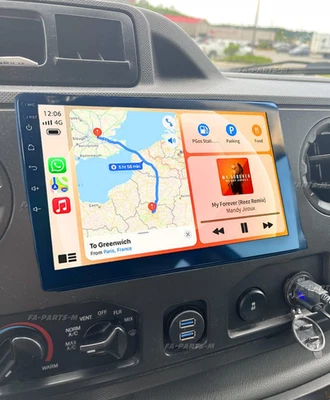 For Ford E-250 E-350 2009-2014 Android Carplay Car Stereo Radio GPS Navi 4+64GB - Image 1 of 4