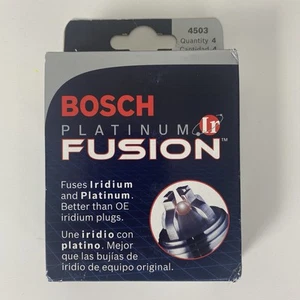 Bosch Platinum Fusion Ir Spark Plugs 4503 QTY 5 - Picture 1 of 5