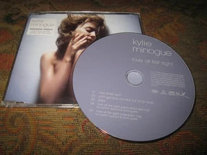KYLIE MINOGUE LOVE AT FIRST SIGHT USED NOUGHTIES DANCE POP FRENCH CD SINGLE. - Picture 1 of 2