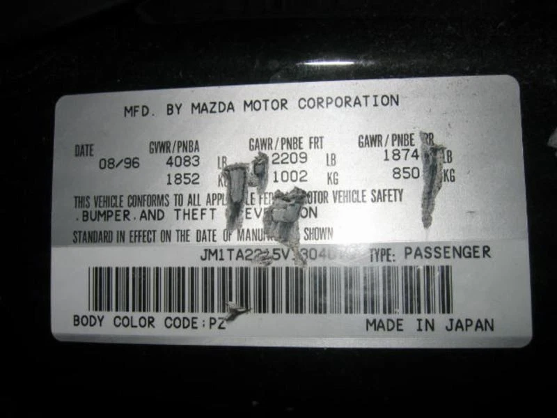 Grille Fits 95-97 MAZDA MILLENIA 3033 - Изображение 1 из 4