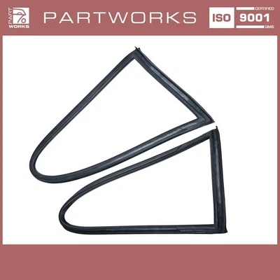 2x Junta ventana triangular para PORSCHE 911 G 3.2 '87- 964 Coupe TRASERA L+R Foto 1 de 4